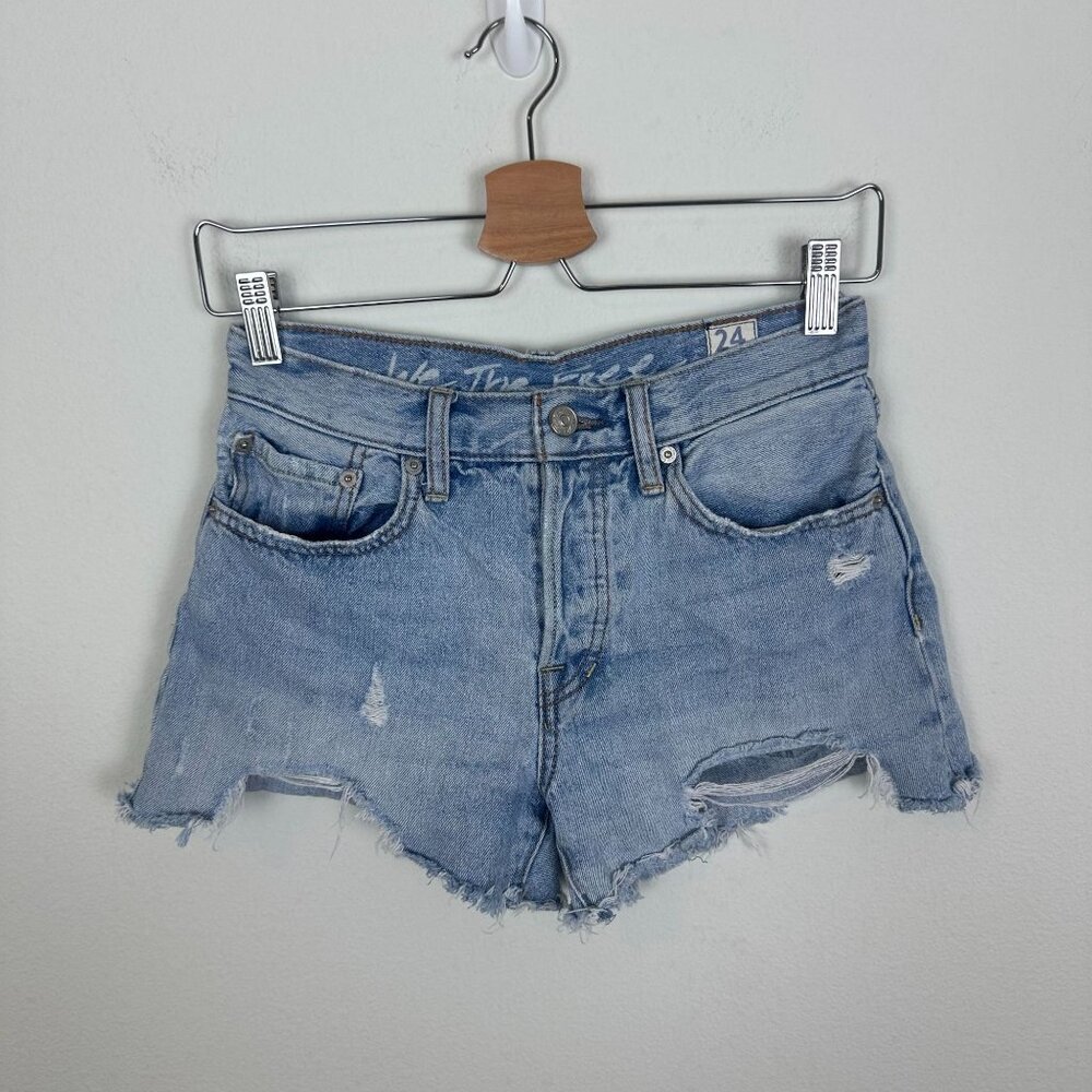 We The Free Shorts Hig Rise Cut Off Shorts 24 Boho Denim Western Festival Summer